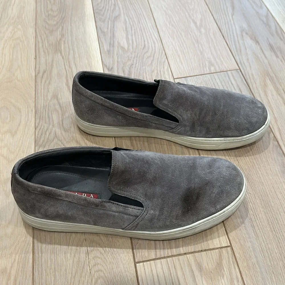 Prada Sport suede slip on sneakers size 10 - Picture 2 of 5